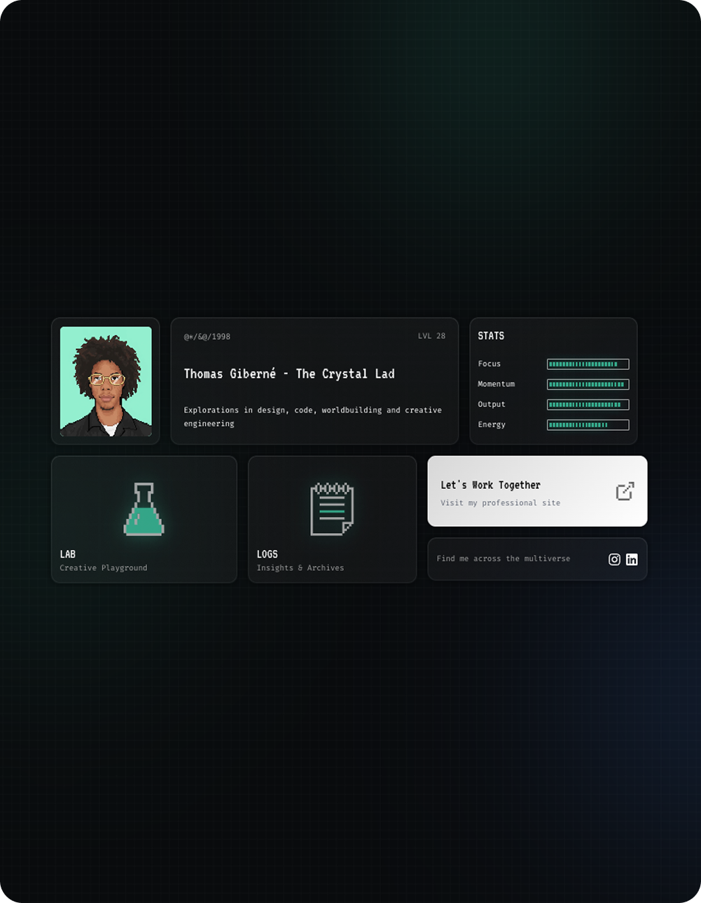Portfolio interactif & blog